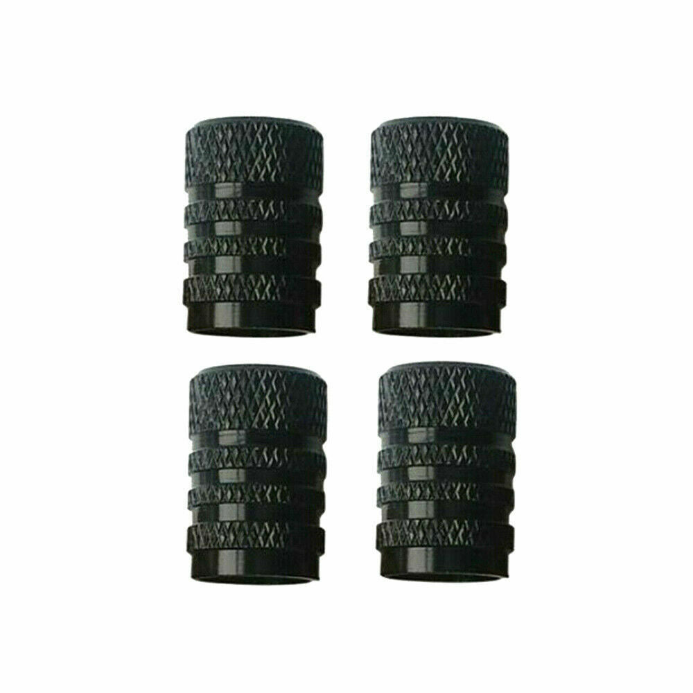 4x Aluminium Car Wheel Tyre Valve Stem Air Dust Cover Screw Caps Car Accessories