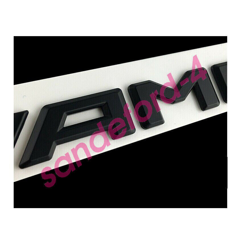 Black GLC43 AMG BITURBO 4MATIC Trunk Fender Badges Emblems for Mercedes ben