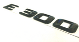 E300 GLOSS BLACK FOR MERCEDES REAR TRUNK EMBLEM BADGE NAMEPLATE DECAL LETTER
