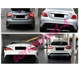 Black A45 AMG TURBO 4MATIC Trunk Fender Letters Badges Emblems for Mercedes  ben