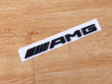 Gloss Black AMG Replacement Decal Badge Sticker For Mercedes-Benz C63 C63S