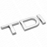 Audi OEM Chrome TDI Rear Letter Tail Nameplate Trunk Emblem Badge Sport Sline