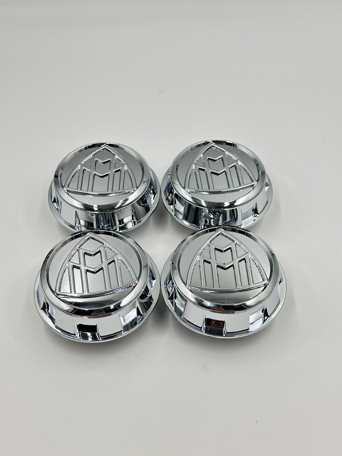 4pcs Mercedes Benz Maybach C63s E63s CLS63s AMG Chrome Center Caps Screw On 60mm