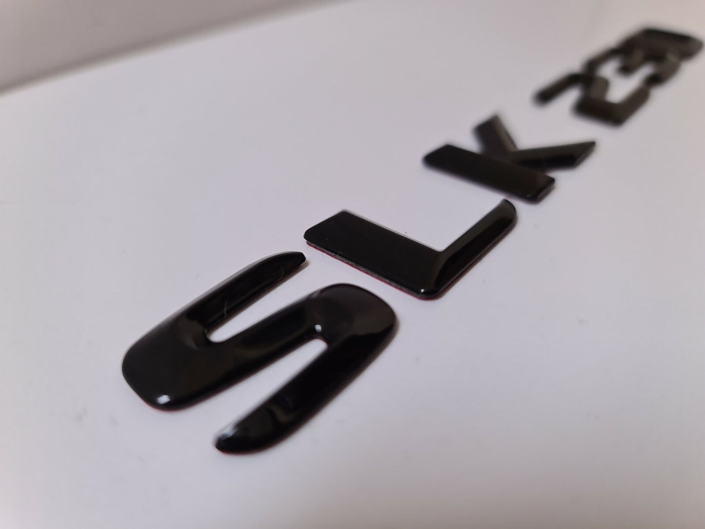 SLK230 Black Flat Letter Number Rear Boot Badge Emblem For SLK Class Mercedes