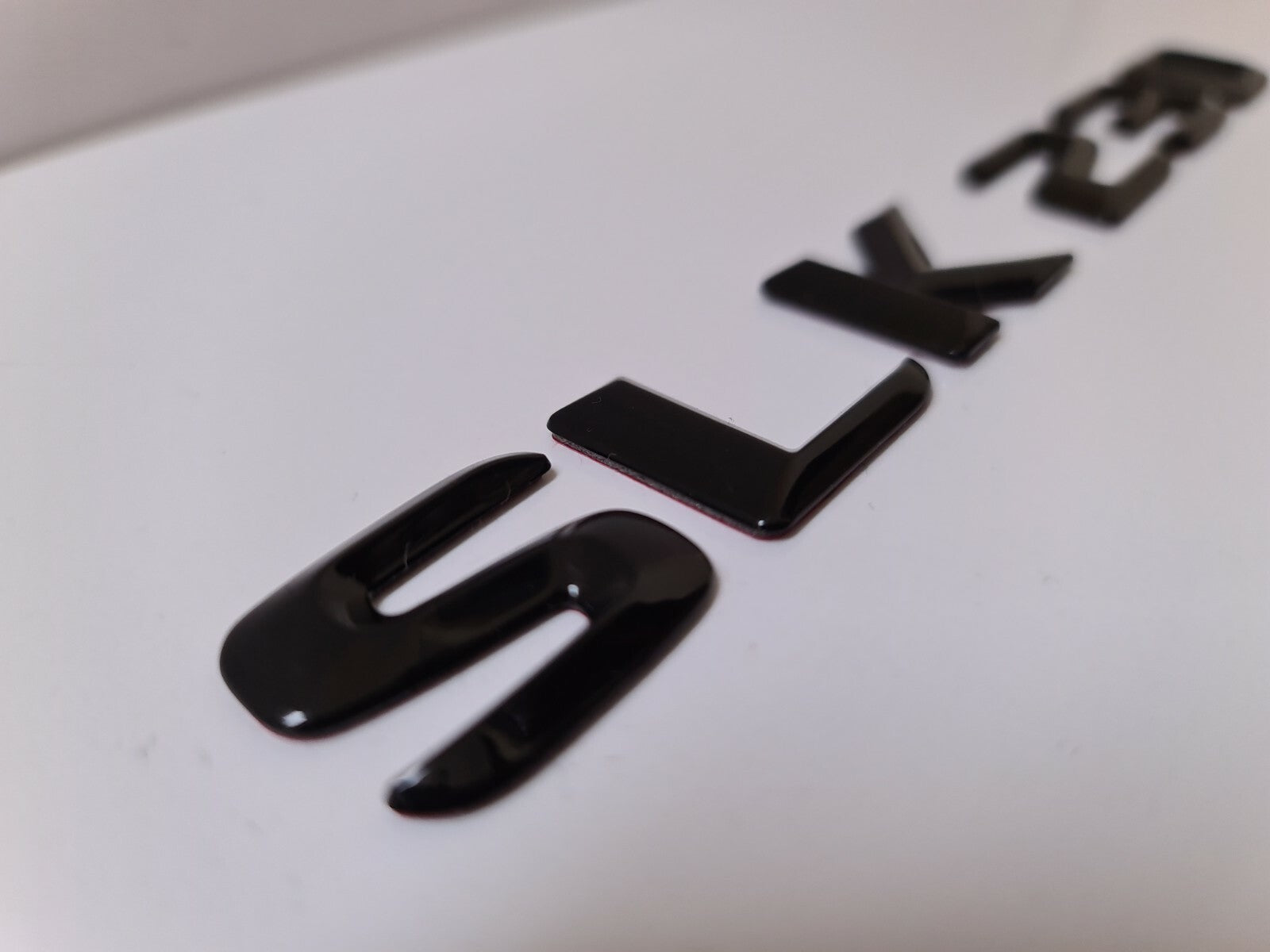 SLK230 Black Flat Letter Number Rear Boot Badge Emblem For SLK Class Mercedes
