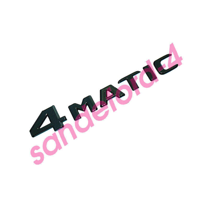 A250 4MATIC Rear Star Emblem Black Letter Badge Logo Set for AMG W176
