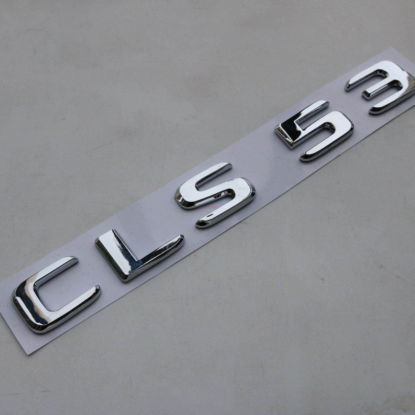 NEW Chrome CLS53 AMG TURBO 4 MATIC Trunk Emblem Badge Sticker for Mercedes Benz