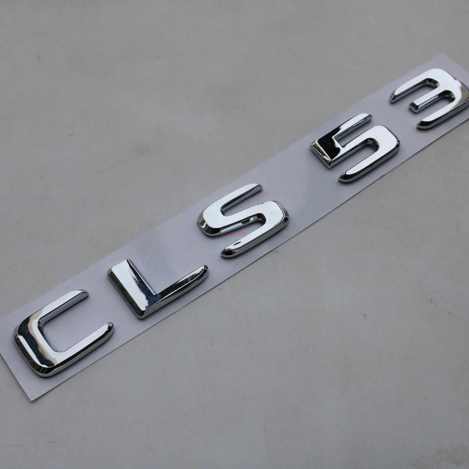 NEW Chrome CLS53 AMG TURBO 4 MATIC Trunk Emblem Badge Sticker for Mercedes Benz