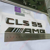 Gloss Black Number Letters Rear Trunk Badge Emblem for Mercedes Benz CLS55 AMG
