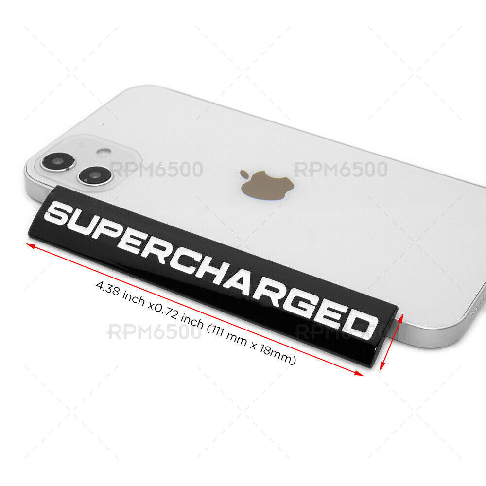 For Range Rover Supercharged Black Letter Car Sport Liftgate Logo Emblem Badge