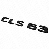 01-14 CLS 63 Emblem Trunk Lid Letter Logo Nameplate Badge Decoration AMG Black