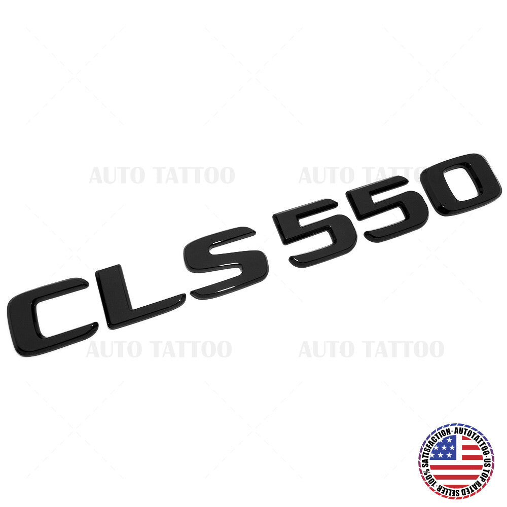 17+ CLS 550 Emblem Trunk Lid Letter Nameplate Badge Decorate AMG Gloss Black