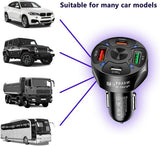 4Port USB Phone Car Charger Adapter QC 3.0 Fast Charging Accessories LED Display