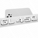 Benz GL 450 AMG Letter Emblem Trunk Logo Nameplate Badge Decorate Sport Chrome