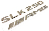 #2 CHROME SLK250 +AMG REPLACEMENT FOR MERCEDES REAR TRUNK EMBLEM BADGE DECAL LID