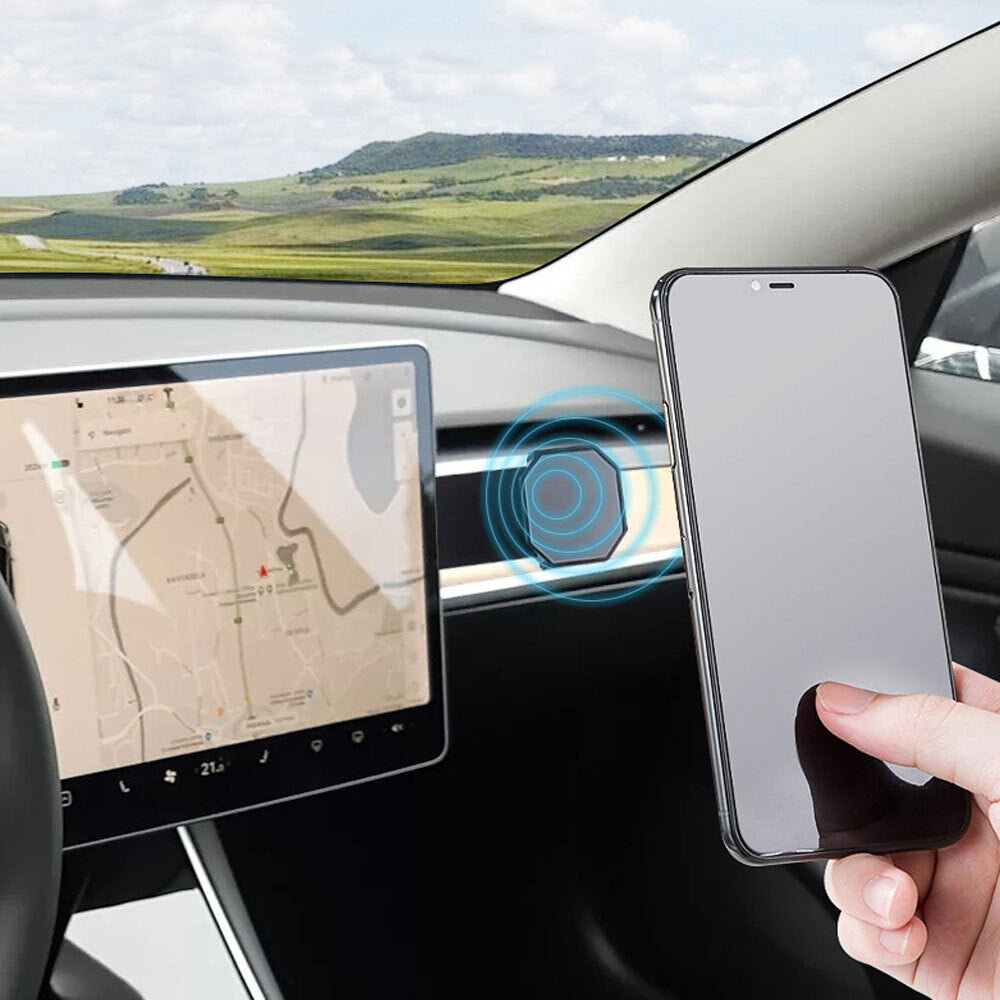 Magnetic Phone Holder Dashboard Screen Side Mount For Tesla Car Accessories
