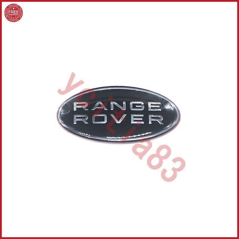 6PCS RANGE ROVER & SPORT SUPERCHARGED Black Emblem Logo Front Rear Hood