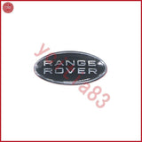 6PCS RANGE ROVER & SPORT SUPERCHARGED Black Emblem Logo Front Rear Hood