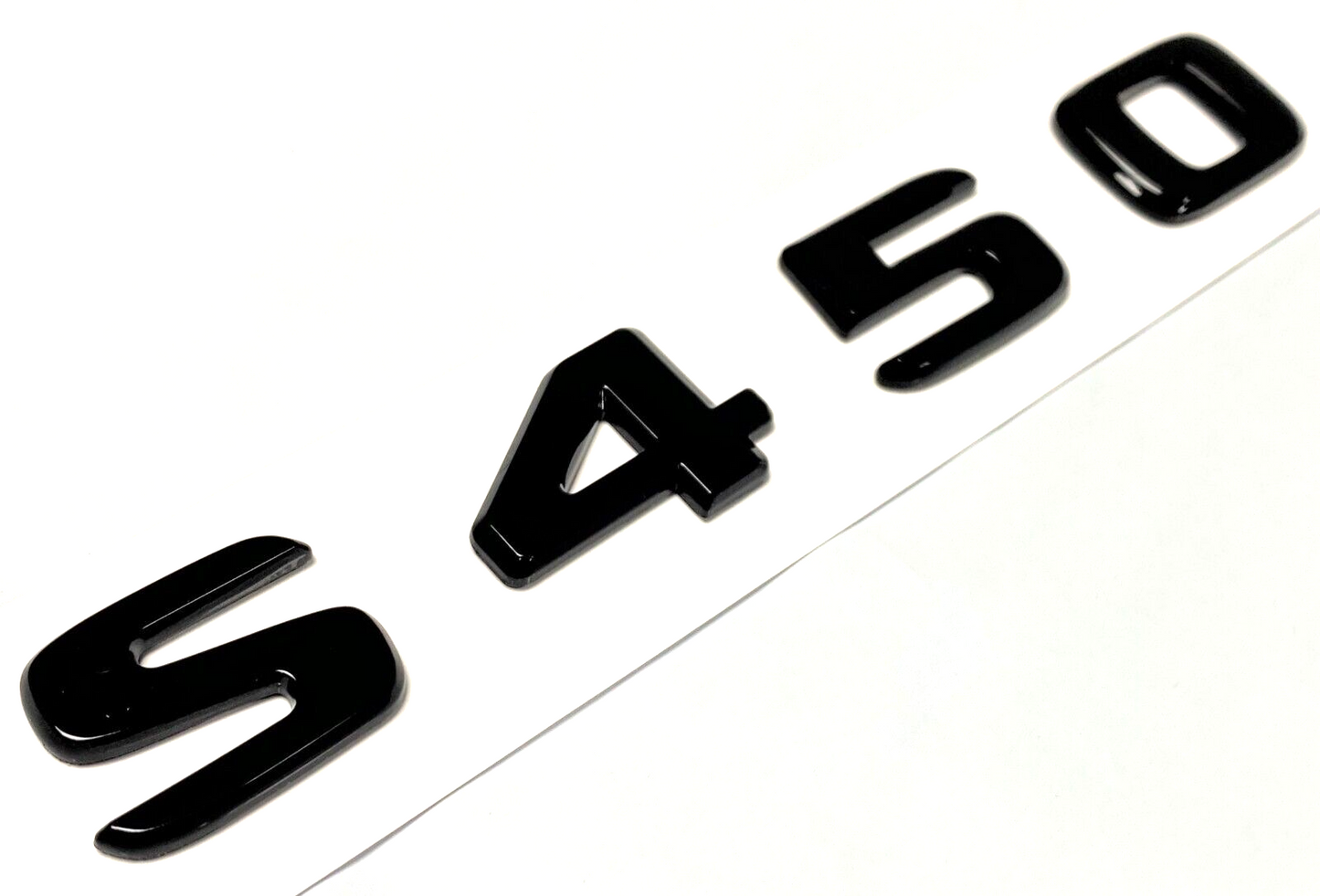 S450 BLACK FOR MERCEDES REAR TRUNK EMBLEM BADGE NAMEPLATE DECAL LETTER NUMBER
