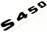S450 BLACK FOR MERCEDES REAR TRUNK EMBLEM BADGE NAMEPLATE DECAL LETTER NUMBER