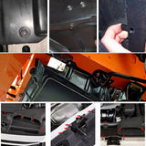 Nissan 35 Pcs Body Bolts & U-nut Clips- M6 Engine Under Cover Splash Shield