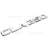 17-21 CLA 250 Emblem Trunk Lid Letter Logo Nameplate Badge Decorate OEM Chrome