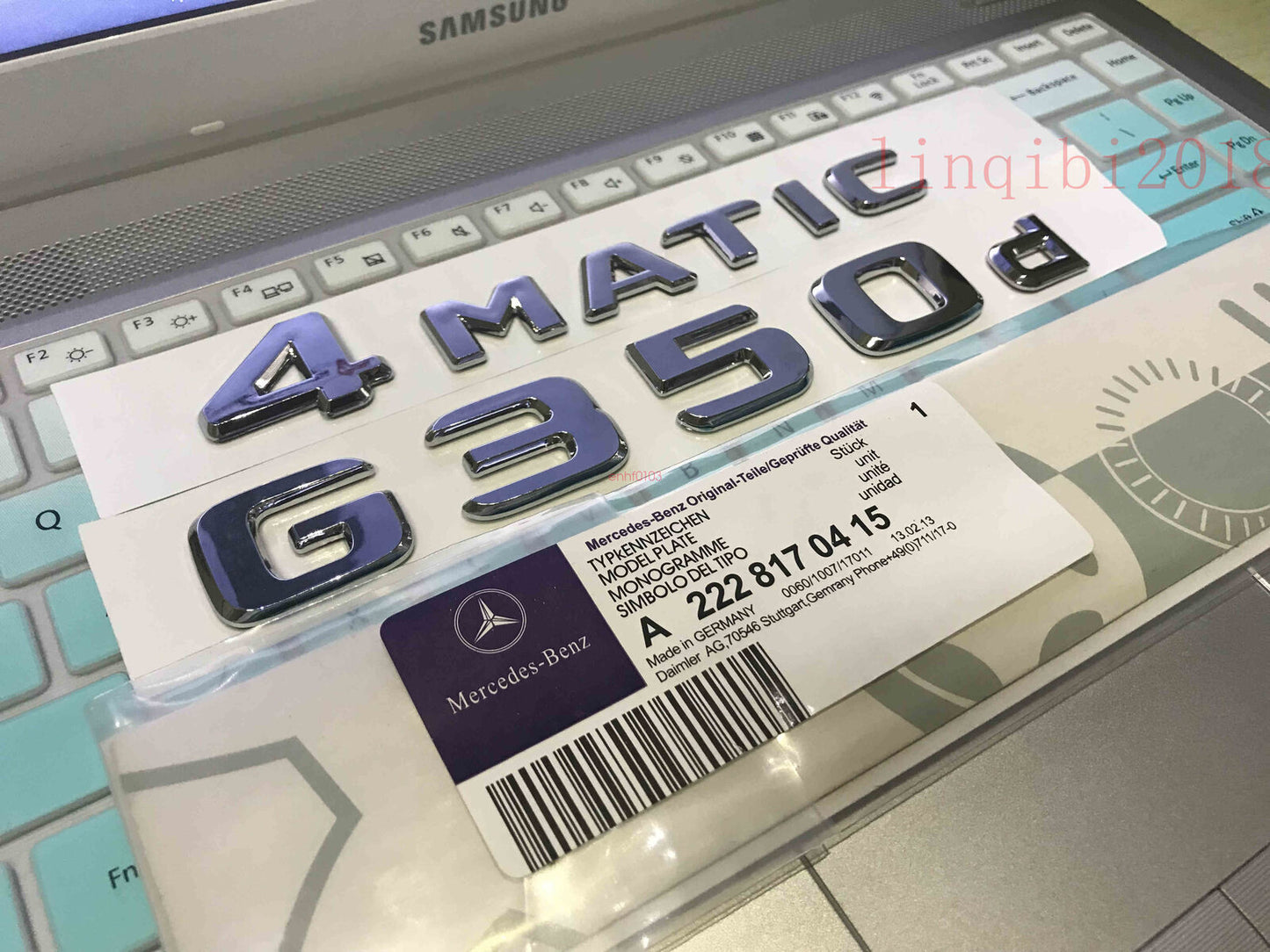 2018 G350d 4 MATIC" High quality Rear Trunk Emblem Decal Badge FOR Mercedes Benz