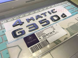 2018 G350d 4 MATIC" High quality Rear Trunk Emblem Decal Badge FOR Mercedes Benz