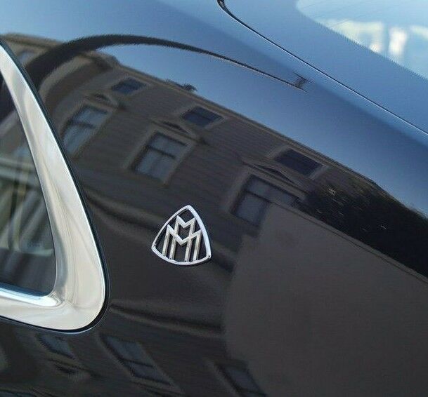 Mercedes Benz Genuine W222 S-Class Maybach Rear Side Logo Emblem Self Adhesive