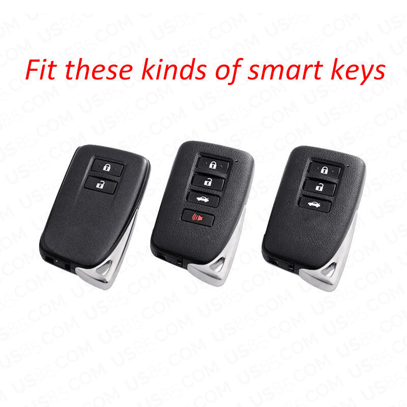 Carbon Fiber Style For Lexus Remote Key Fob Case Shell + Keychain Protect GIft