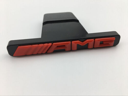Badge Front Vertical Strip Grill Radiator Decal Sticker Emblem For AMG Race Car