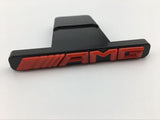 Badge Front Vertical Strip Grill Radiator Decal Sticker Emblem For AMG Race Car