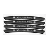 4Pcs Mercedes Benz AMG Aluminium Car Emblem Wheel Hub Rim Badge Stickers Decal