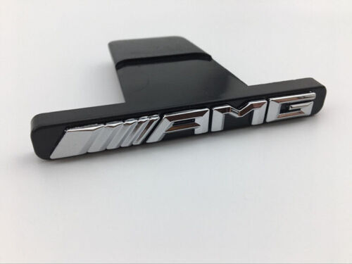 Badge Front Vertical Strip Grill Radiator Decal Sticker Emblem For AMG Race Car
