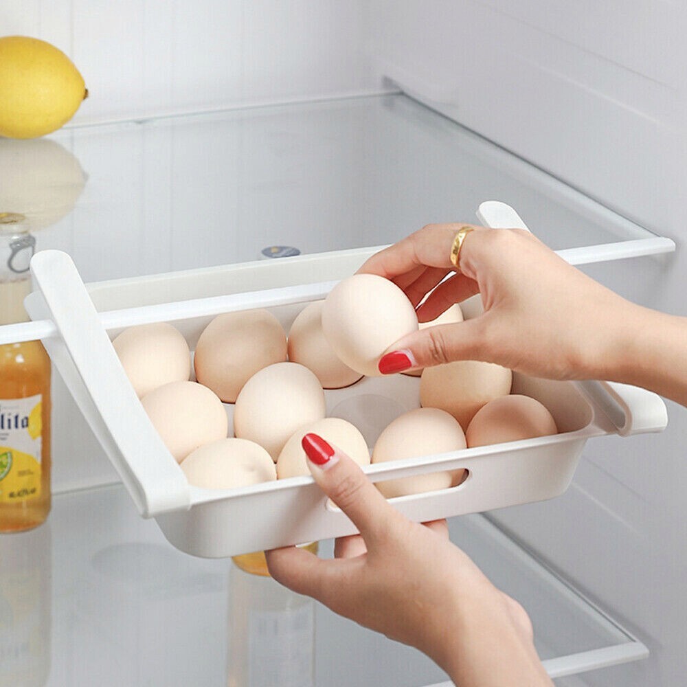 Shelf For Kitchen Organizer Refrigerator Food Egg Storage Box Rack Fridge Drawer