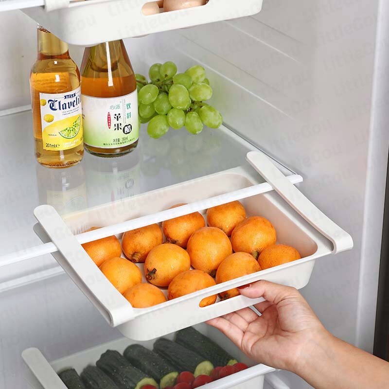 Shelf For Kitchen Organizer Refrigerator Food Egg Storage Box Rack Fridge Drawer