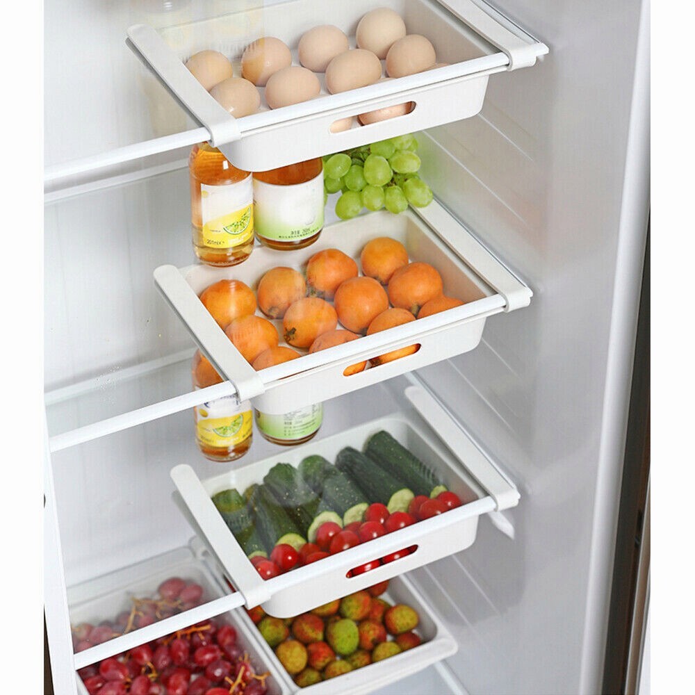 Shelf For Kitchen Organizer Refrigerator Food Egg Storage Box Rack Fridge Drawer