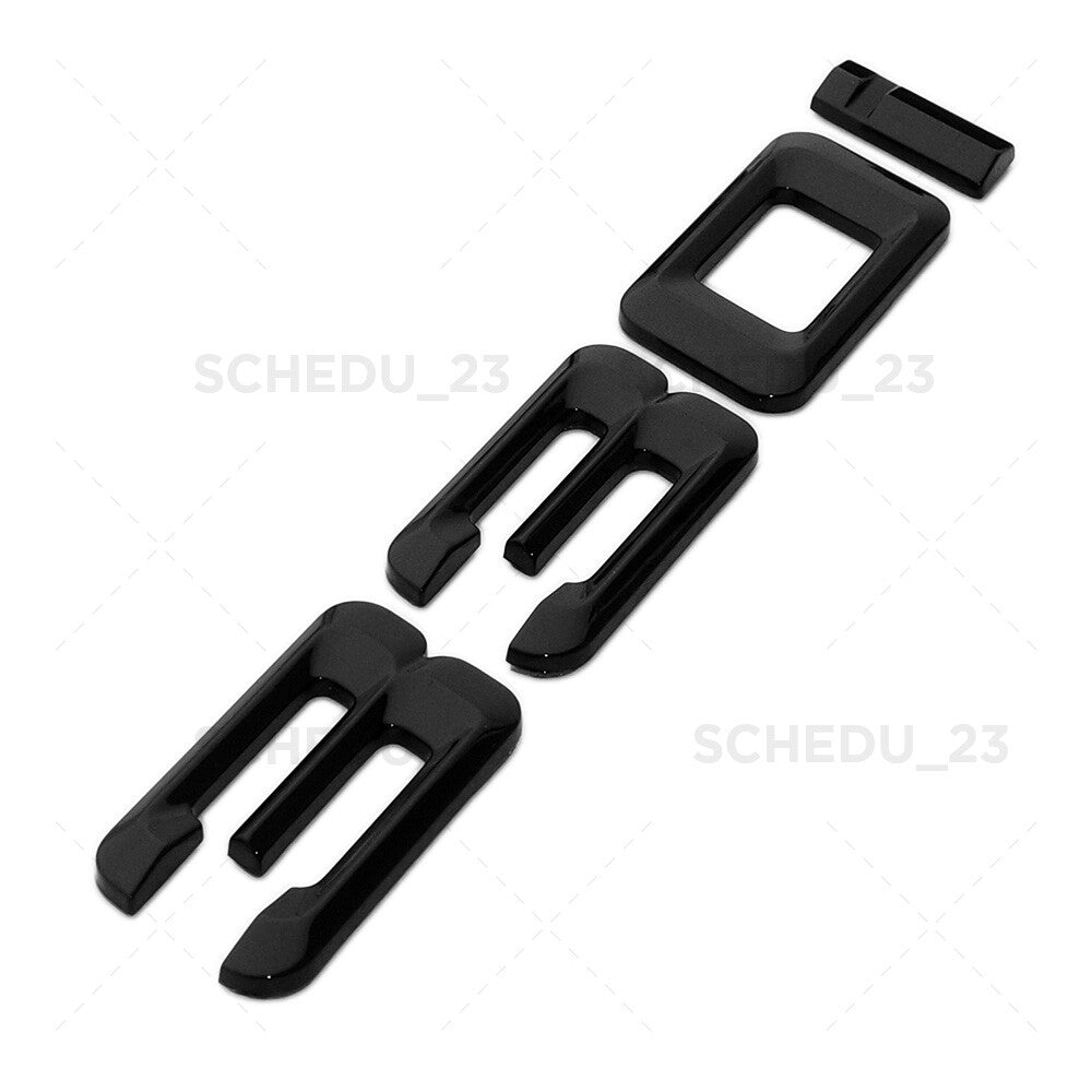 For BMW 330i Logo Emblem Replace Badge Car Lid M Series Performance Gloss Black