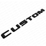 19-21 Gloss Black Silverado 1500 Tailgate Custom Letter Logo Emblem Badge Z71