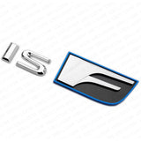 For Lexus Trunk Lid  IS F ISF Letter Logo Badge Decal Emblem Car F-Sport Chrome