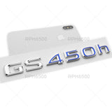 Lexus Rear Trunk OEM Chrome GS 450h Letter Logo Badge Emblem Replace F-Sport