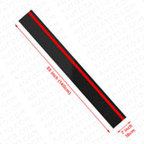 Universal Car Rally Racing Stripes Front Hood 5D Carbon Fiber Decal Wrap Sticker