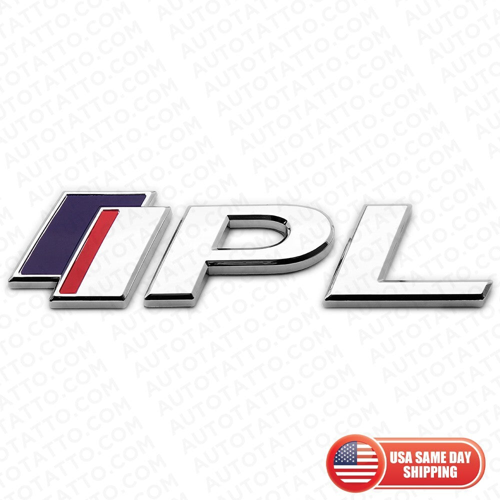 Infiniti IPL Performance Car Sport Rear Trunk Badge Logo OEM ABS Emblem Chrome