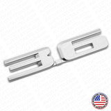 Cadillac Rear Turnk Tailgate 3.6 Deck Lid Nameplate Badge Logo Emblem Silver