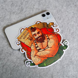 Borodist Boxing Heroes Sticker Decal Home Office Car Van Door Window Decorate