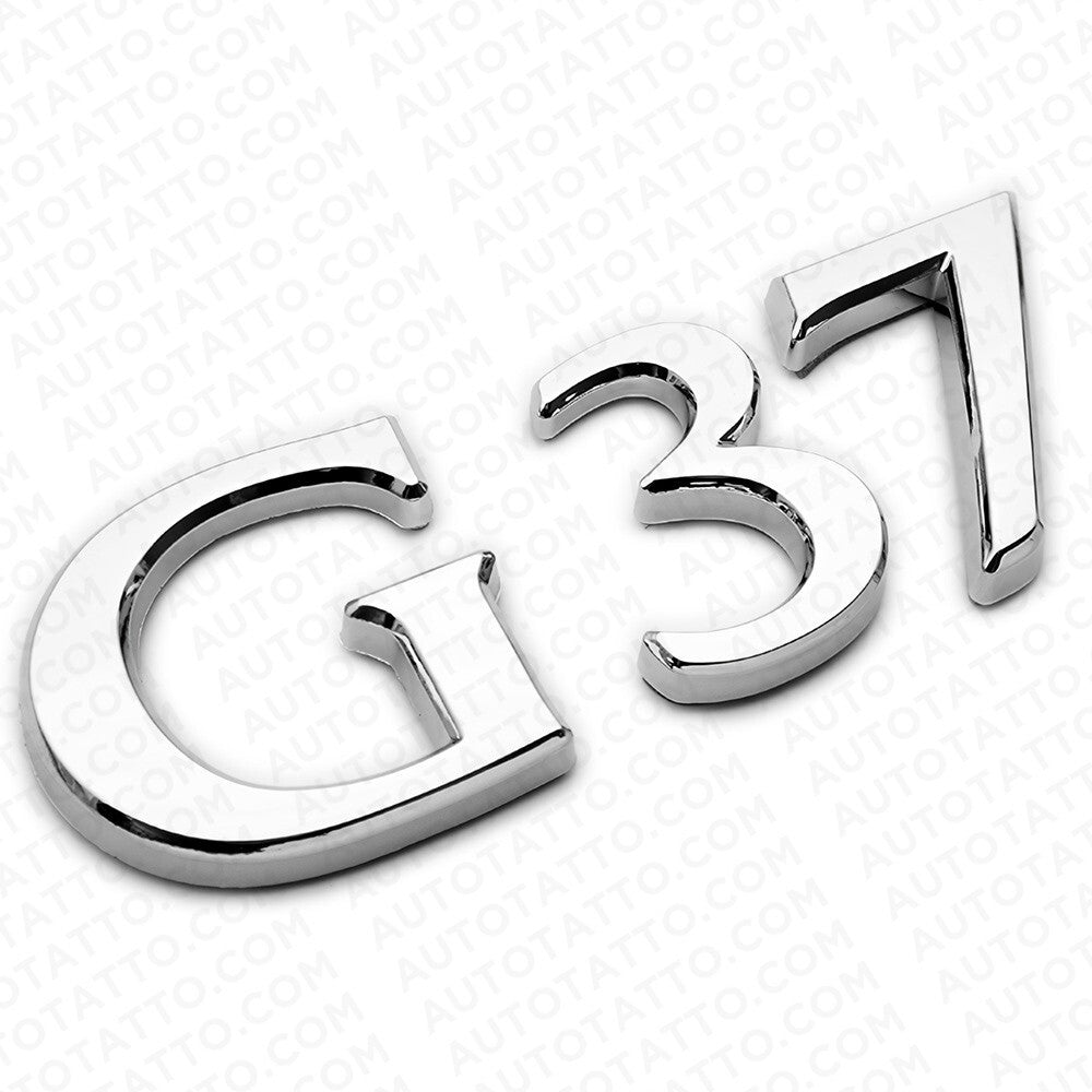 Infiniti G37 Rear Trunk Logo Letter Badge Emblem Nameplate Sport Chrome
