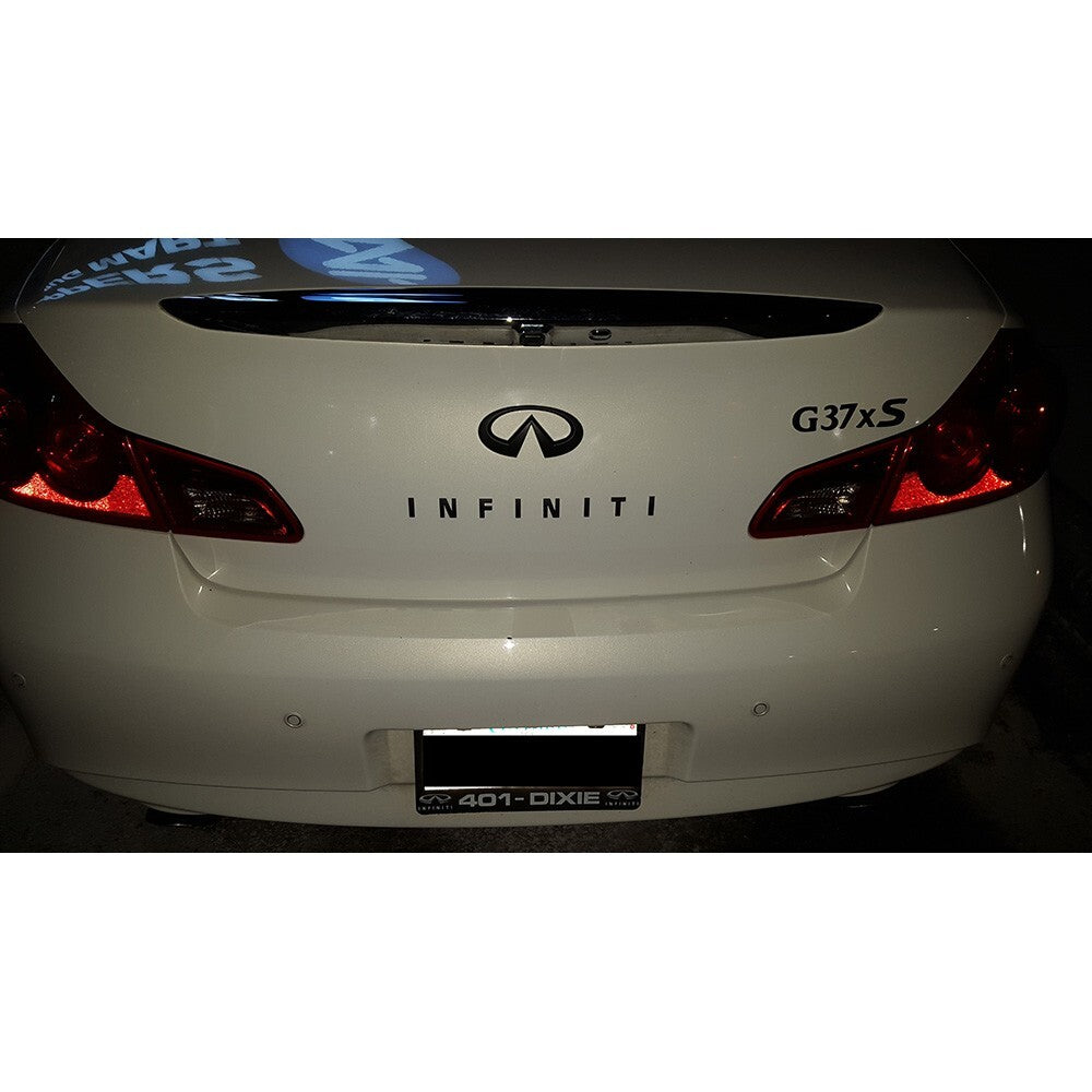 For Infiniti G37xs Rear Trunk Letter Badge Emblem Nameplate Sport Gloss Black