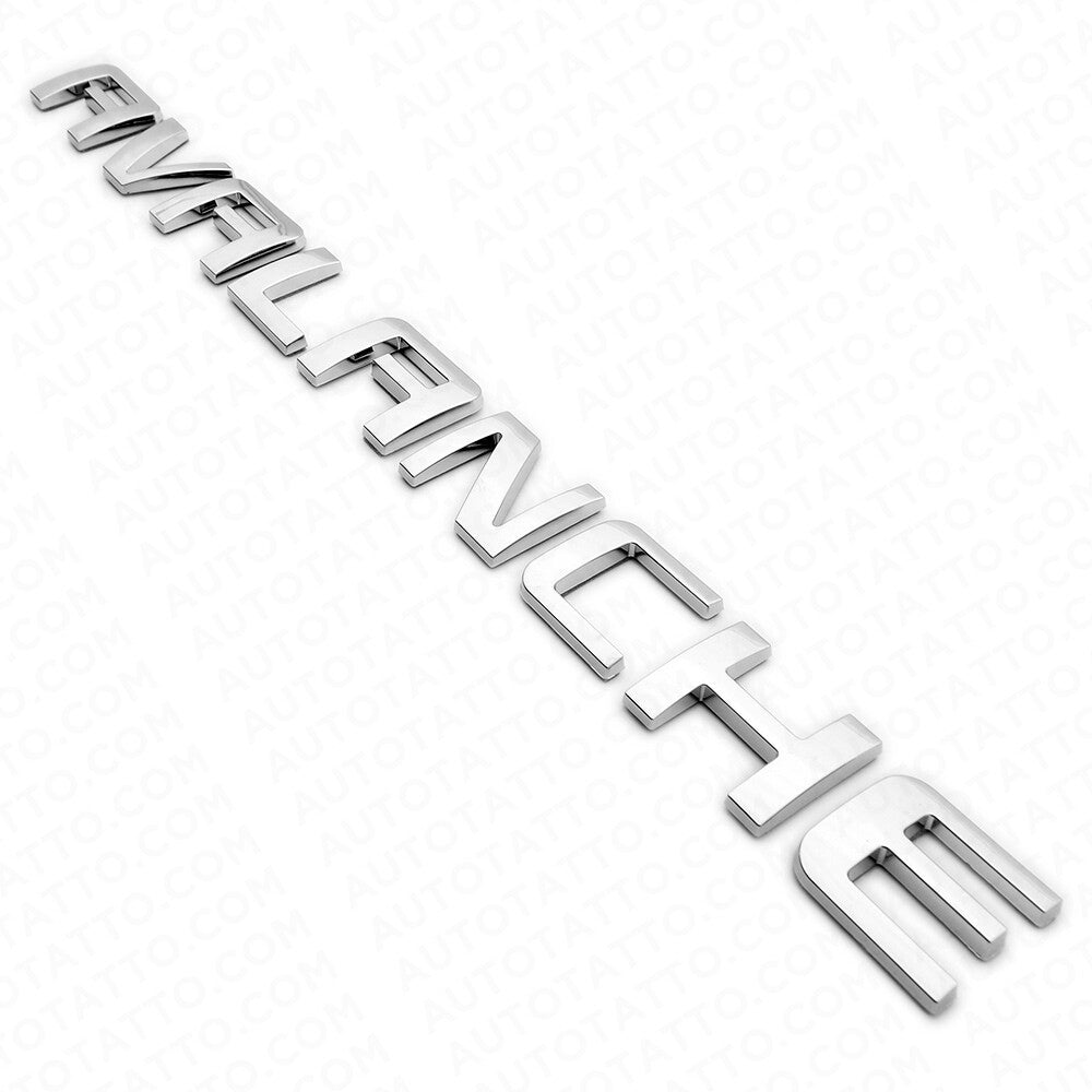 For Chevy Avalanche Door / Tailgate Badge 3D Logo Emblem Truck OEM Chrome Sport