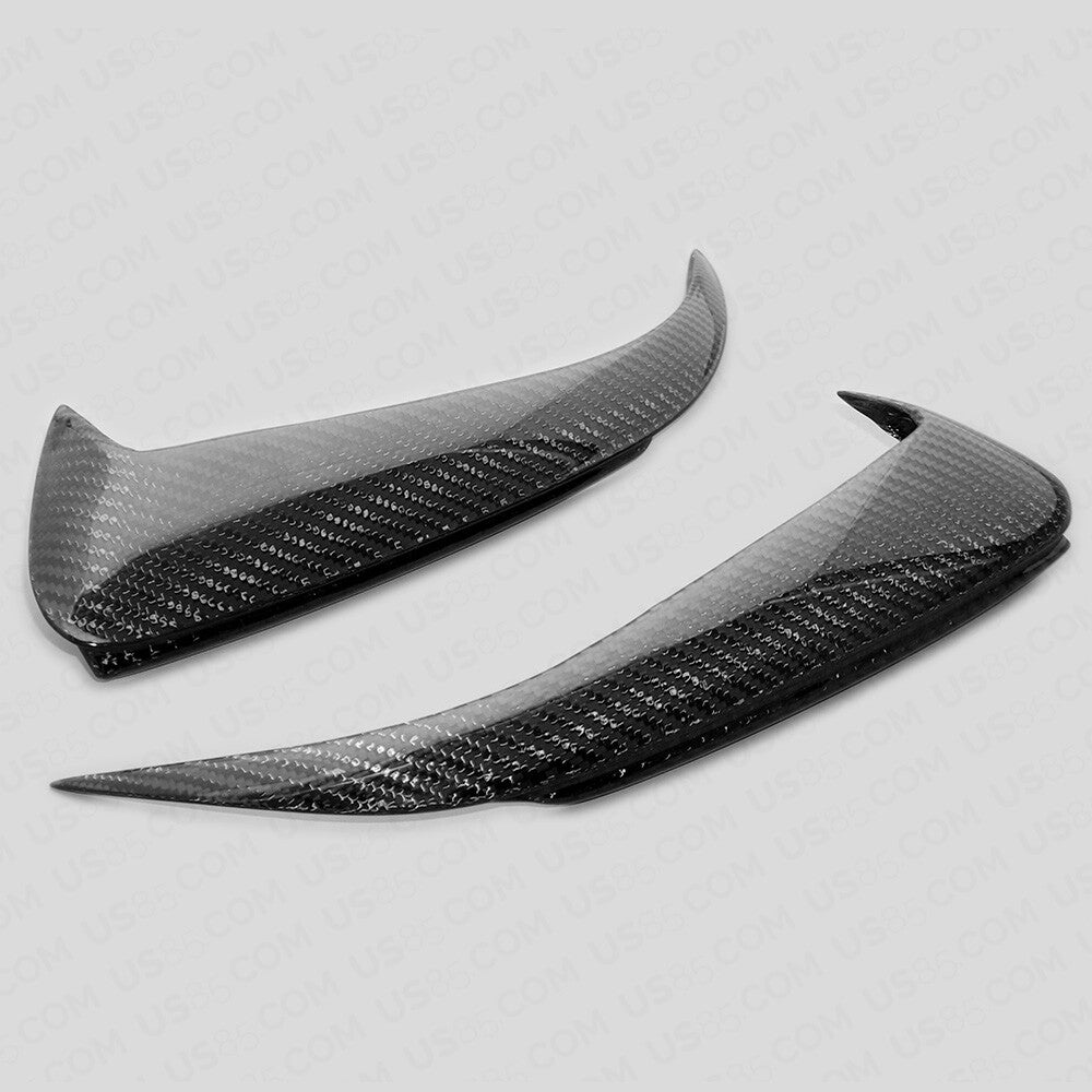 15-20 C-Class W205 4DR Rear Bumper Real Carbon Fiber Side Vents Spoiler Forged