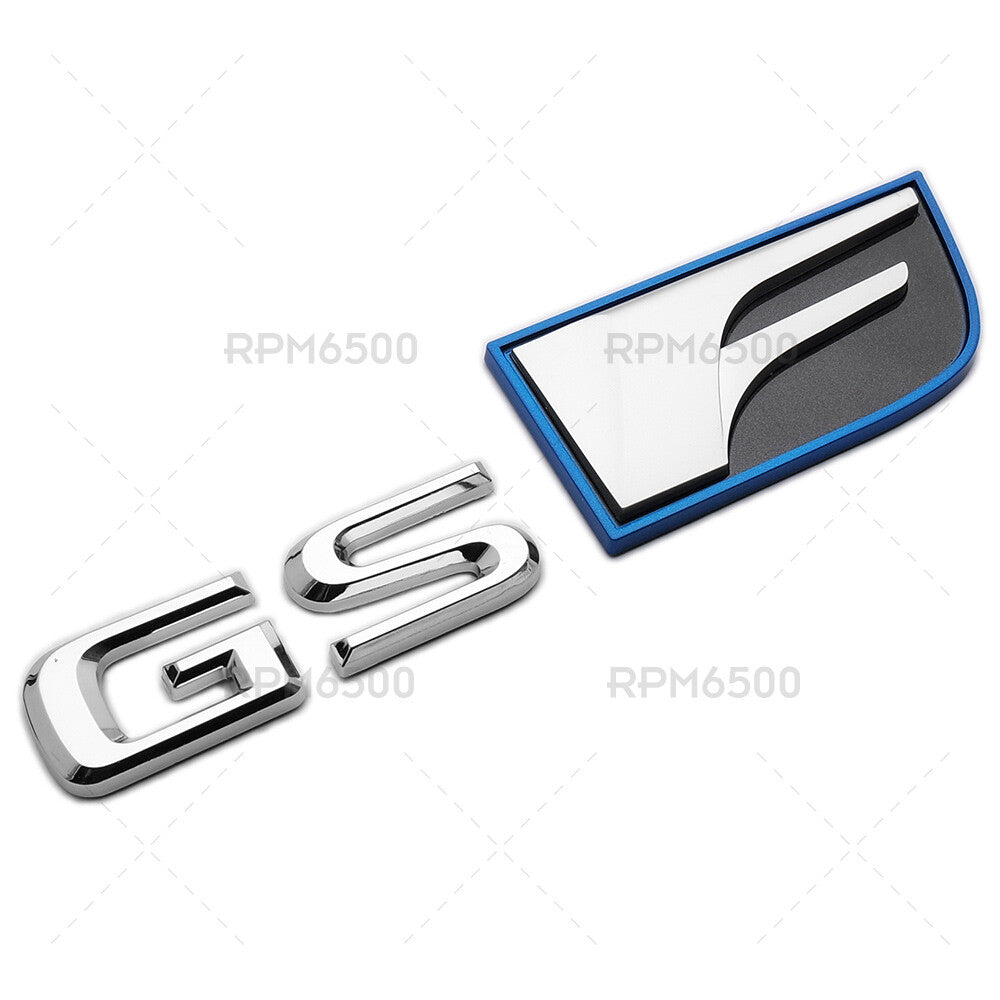 Lexus Trunk Lid OEM GS F GS-F Letter Logo Badge 3D Decal Sport Emblem F-Sport